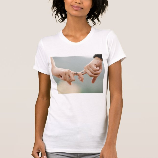 Romantic Photo T-Shirt Personalized Your Photos (Front)