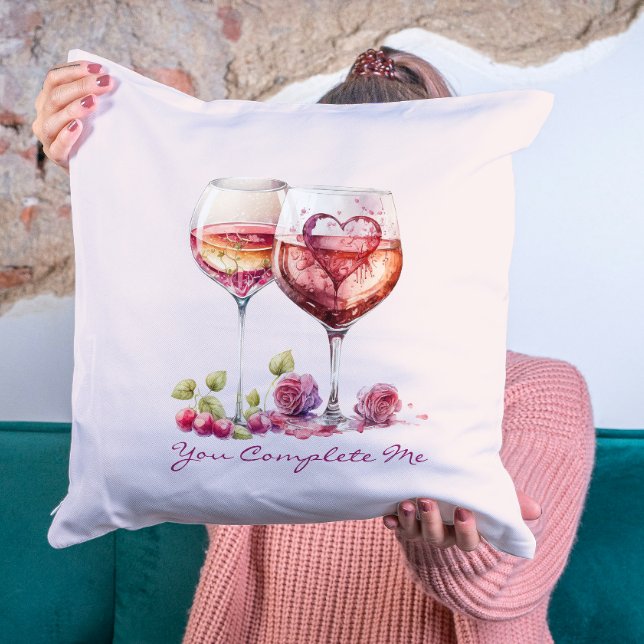 Romantic Pillow – You Complete Me Quote (Creator Uploaded)
