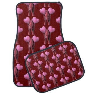 Romantic Pink Elephant Car Floor Mat