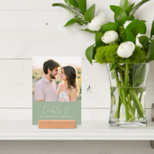 Romantic Pink Green Photo Holder