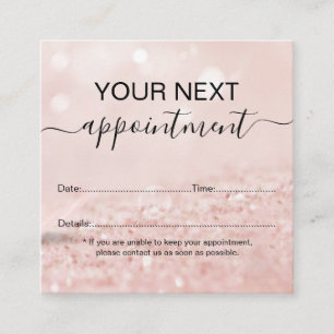 Romantic pink light effect glitter  appointment ca