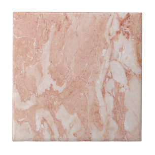Romantic pink marbling pattern ceramic tile