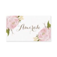 Flat Place Card