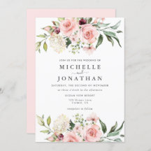 Romantic Pink Roses Wedding
