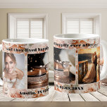 Romantic Pink Roses Wedding Photo Mug<br><div class="desc">Romantic photo mug featuring your own favorite photos framed by a pink baroque floral design with roses and magnolias. Beautiful for any wedding related situation: as gift for the bride,  to ask your bridesmaids,  a favor for the mother of the bride or groom ...  Or for any romantic soul!</div>