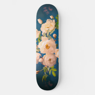 Romantic Powder Red Roses Skateboard