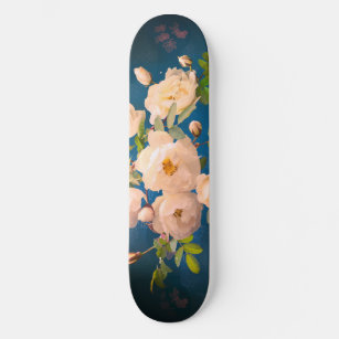 Romantic Powder Red Roses   Skateboard