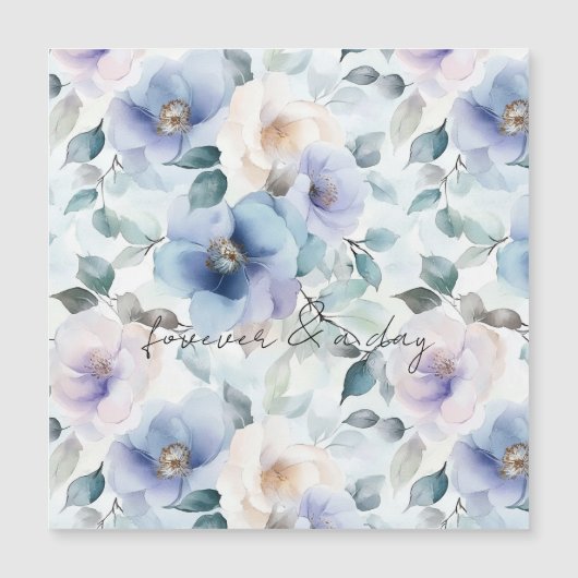 Romantic Pretty Lavender Flowers Love Wedding   (Front)