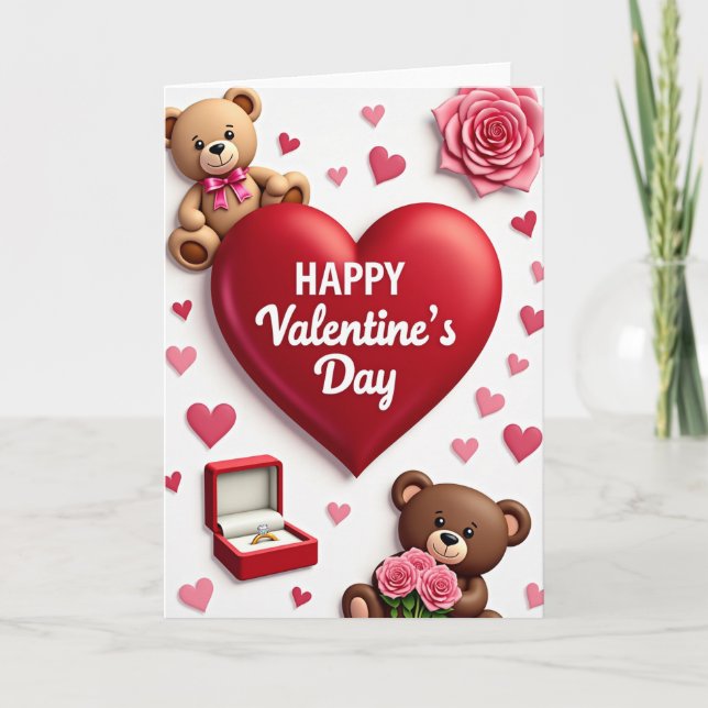 Romantic Proposal Card (Front)