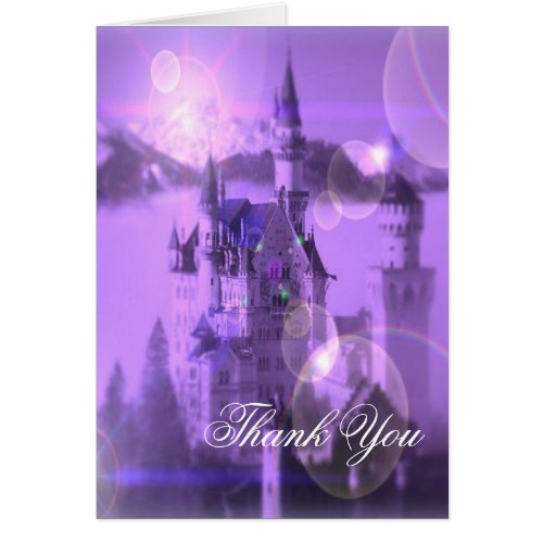 Romantic purple castle gothic wedding