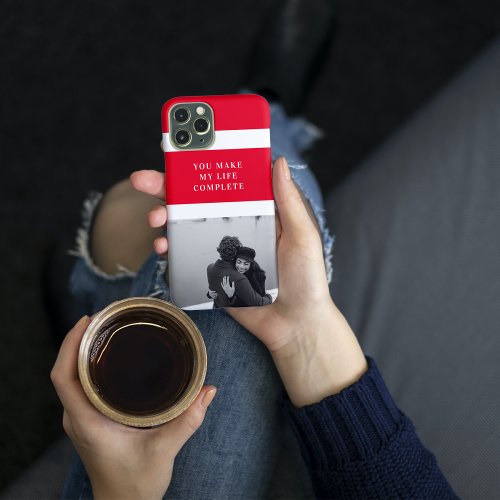 Romantic Quote and Photo  Valentines Gift iPhone 11Pro Max Case