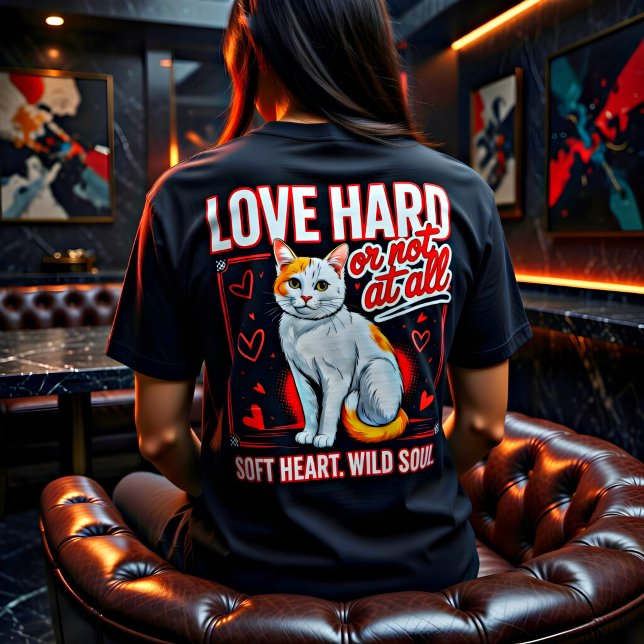 Romantic Quote Cat Lover Gift Tri-Blend Shirt (Creator Uploaded)