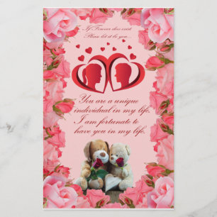 Romantic Quote Greeting Card Flyer