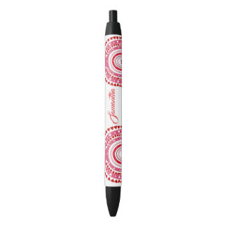 Romantic Rainbow Sweeping Hearts Valentines Day Pen