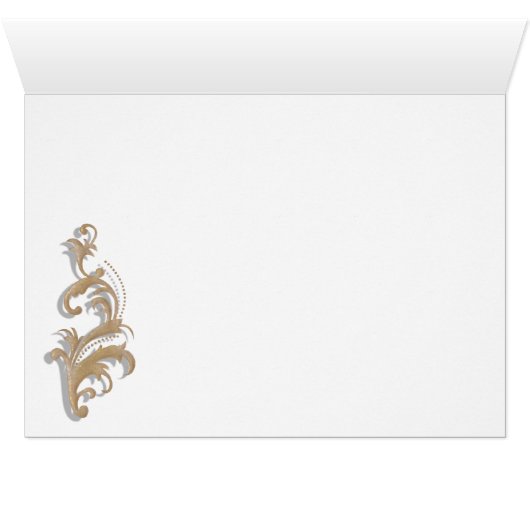 Romantic Reclining Lady Card (Inside Horizontal (Bottom))