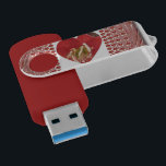 Romantic Red Flower Heart Design 4 Special Moments Flash Drive<br><div class="desc">Romantic Red Flower Heart Design for Special Moments Store your memories in a beautifully sentimental way with this Lovely Red Flower Heart Flash Drive. Featuring a passionate red flower within a heart, this USB drive makes a perfect romantic keepsake or a unique Valentine’s Day gift. Add a touch of romantic...</div>