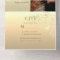 Romantic Red Gold Wedding