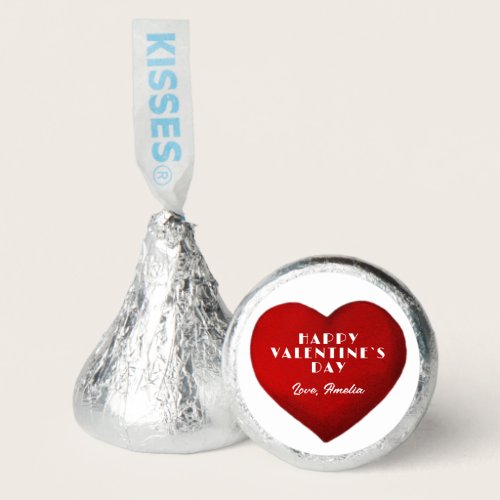 Romantic Red Heart with Name Valentine`s Day Hershey®'s Kisses® Romantic Red Heart with Name Valentine`s Day Hershey®'s Kisses®