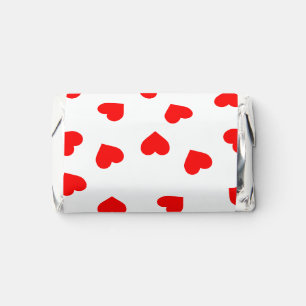 Romantic Red Hearts Chocolate Hershey's Miniatures