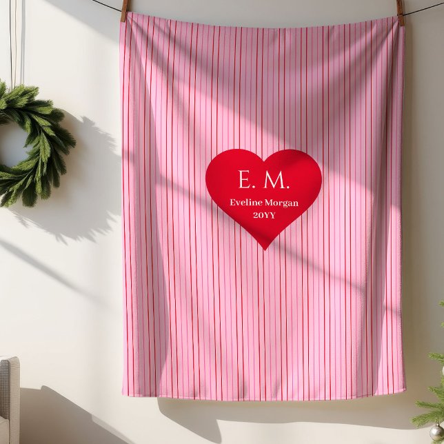 Romantic Red Hearts Gift for Wife Blanket (Romantic Red Hearts Gift for Wife Blanket)