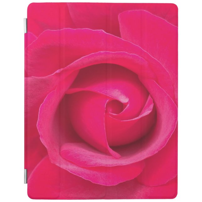 Romantic Red Pink Rose iPad Smart Cover (Front)