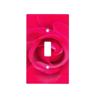 Romantic Red Pink Rose Light Switch Cover