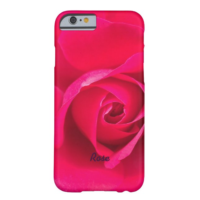 Romantic Red Pink Rose Personalized v2 Case-Mate iPhone Case (Back)