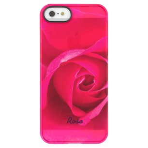 Romantic Red Pink Rose Personalized v2 Permafrost iPhone SE/5/5s Case