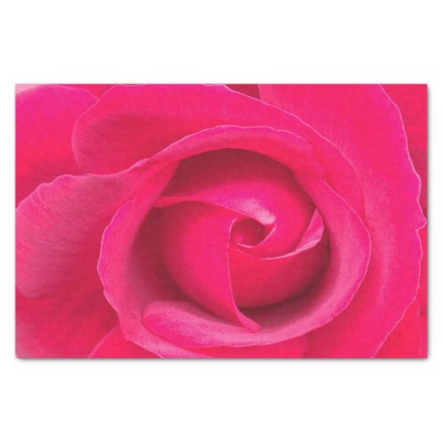 Romantic Red Pink Rose Tissue Paper