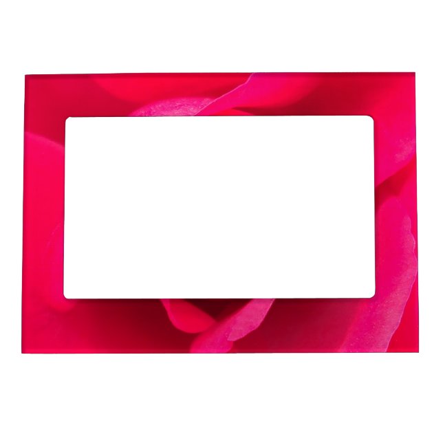 Romantic Red Pink Rose v2 Magnetic Frame (Front)