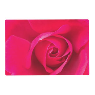 Romantic Red Pink Rose v2 Placemat