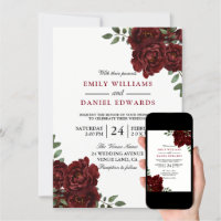 Red Rose Wrapping Paper, Zazzle