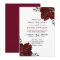 Romantic Red Rose Burgundy Elegant Wedding