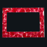 Romantic Red Rose Petals Magnetic Photo Frame Gift<br><div class="desc">Display your cherished memories with this elegant magnetic photo frame featuring a beautiful red rose petals design. Perfect for Valentine's Day,  anniversaries,  weddings,  or as a heartfelt gift,  this floral frame adds a romantic touch to refrigerators,  lockers,  or any magnetic surface.</div>