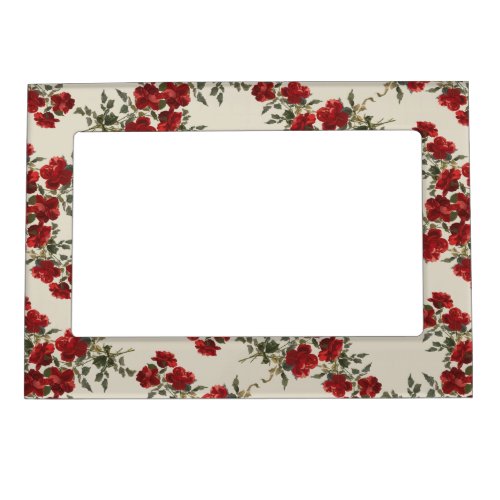 Romantic Red Roses Magnetic Frame