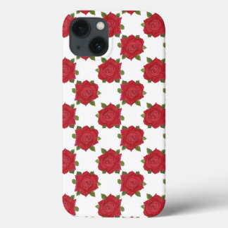 Romantic Red Roses on White Custom Ipad Mini Case