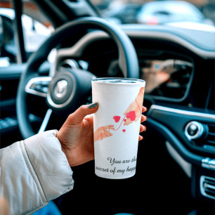 "Romantic Red String of Fate Hands & Hearts – Eter Insulated Tumbler