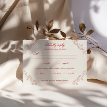 Romantic Red Vintage Chinoiserie Wedding