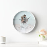 Romantic Remember This Moment Photo Newlywed Clock<br><div class="desc">Romantic Remember This Moment Photo Newlywed Keepsake Simply replace the sample photowith your own favorite of square orientation. Romantic saying Remember This Moment is in an elegant set script at the bottom . You can change the color of this text if necessary to better suit your photo via edit further....</div>