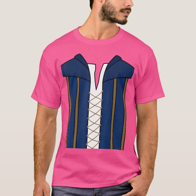 Romantic Romeo Lazy Easy Cool Cosplay Halloween T-Shirt (Front)