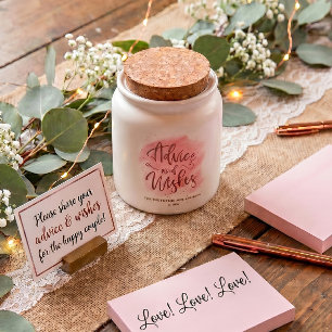 Romantic Rose Advice and Wishes Jar