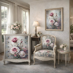 Romantic Rose Art Decoupage Tissue Paper