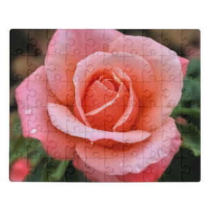 Romantic Rose Botanical Art Print Jigsaw Puzzle
