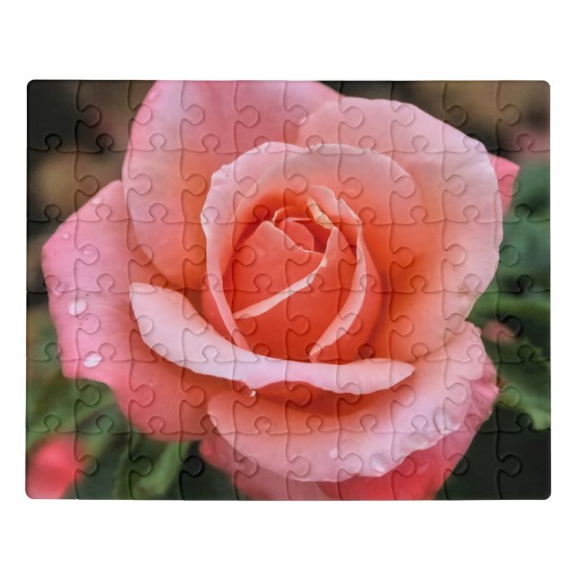 Romantic Rose Botanical Art Print Jigsaw Puzzle (Puzzle Horizontal)