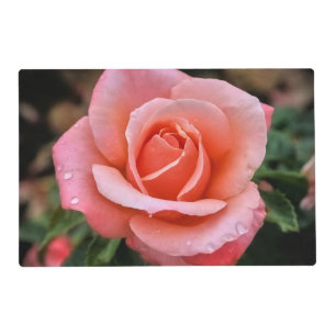 Romantic Rose Botanical Art Print Placemat