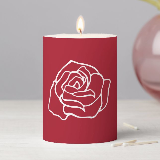 Romantic Rose Candle Decoration (In Situ)
