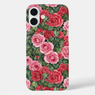 Romantic Rose iPhone 16 Plus Case