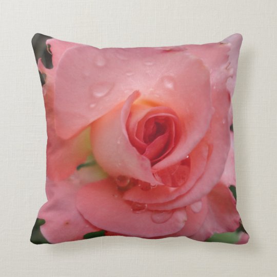 Romantic Rose Decorative Throw Pillow Zazzle.com