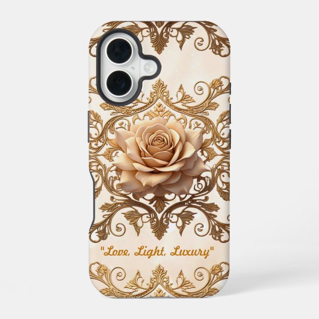 "Romantic Rose Elegance" Iphone Case (Back)