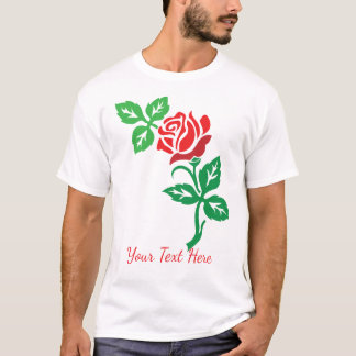 Romantic Rose Flower – Timeless Floral Artwork T-Shirt